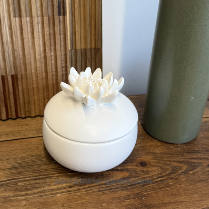 BOITE BIJOUX FLOWER DIA 10.6CM