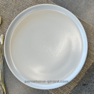 ASSIETTE PLATE RITA DIAMETRE 26CM COULEUR SABLE/